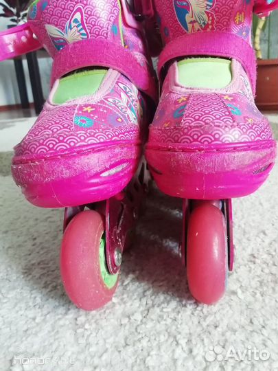 Роликовые коньки детские раздвижные
