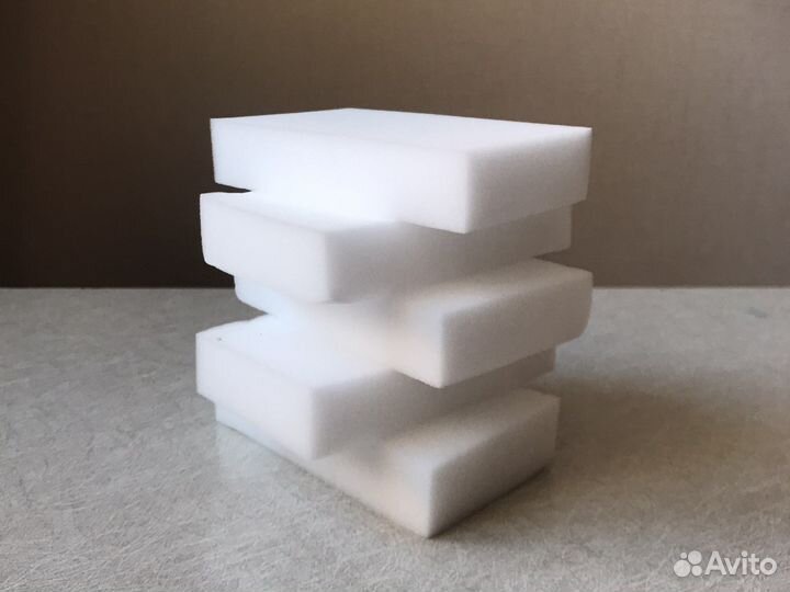 Комплект новых меламиновых губок из 10 штук