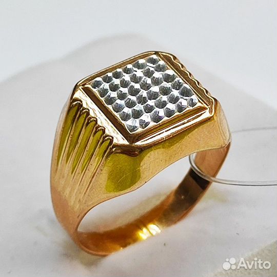 Кольцо золотое (арт 118876) Д15