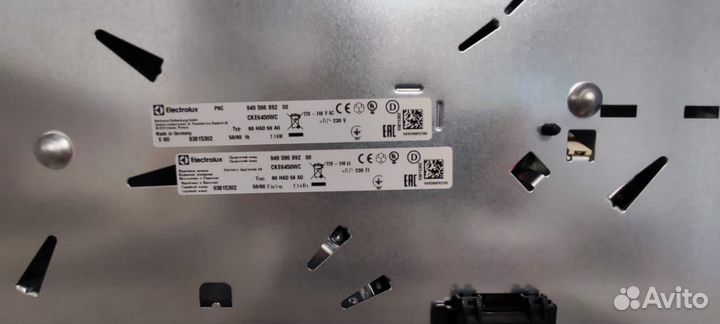 Варочная панель electrolux cke6450wc