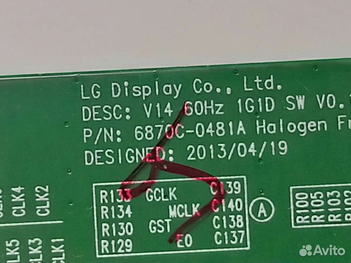 6870C-0481A, LG 49LF640V