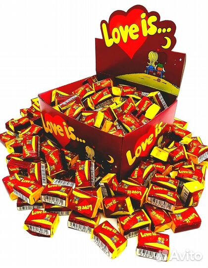 Жевательная резинка Love is 100 штук