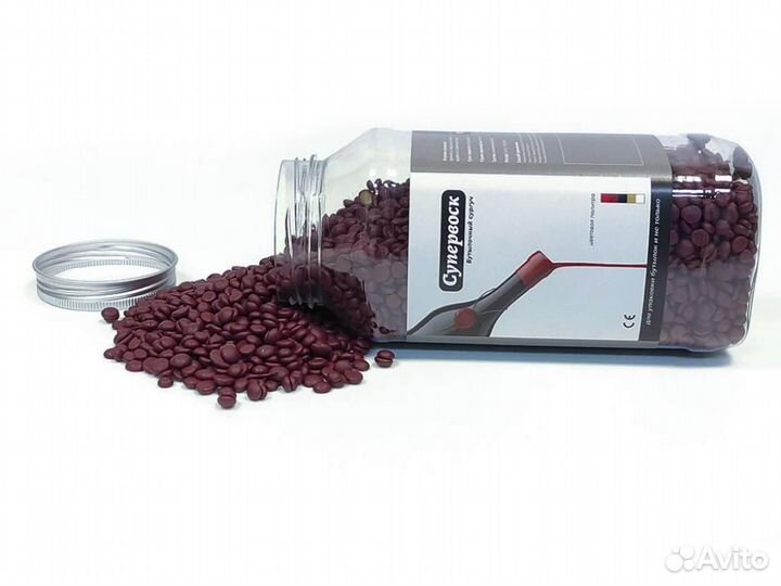 Супервоск 500г. бордовый