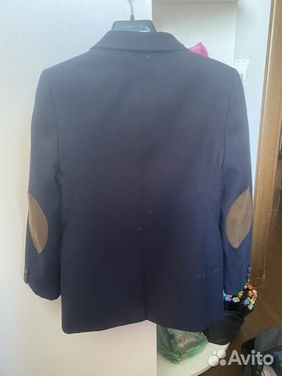 Пиджак школьный рр 116-122 синий