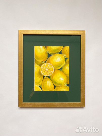 Картина маслом в раме 