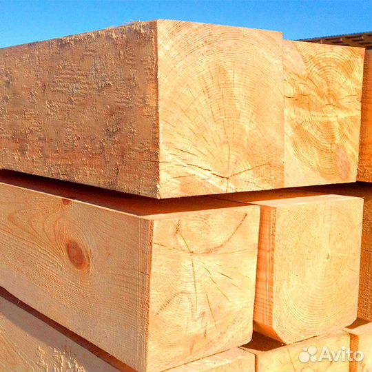 Брус лиственница 200х200мм, гост, опт