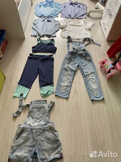 Вещи для девочки пакетом рост 146 -152 8вещей
