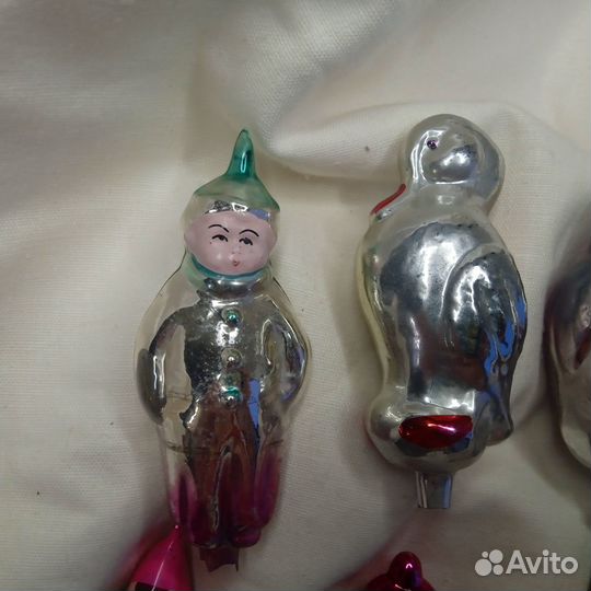 Елочные игрушки СССР на прищепке