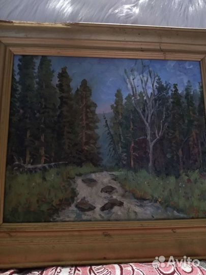 Картина маслом на холсте пейзаж