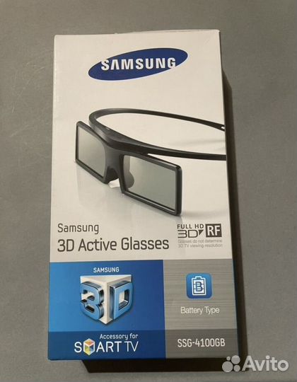 Новые 3D очки для телевизора samsung