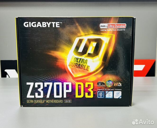 Материнская плата gigabyte Z370P D3, LGA 1151v2