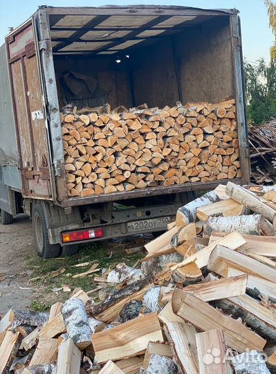 Дрова березовые колотые