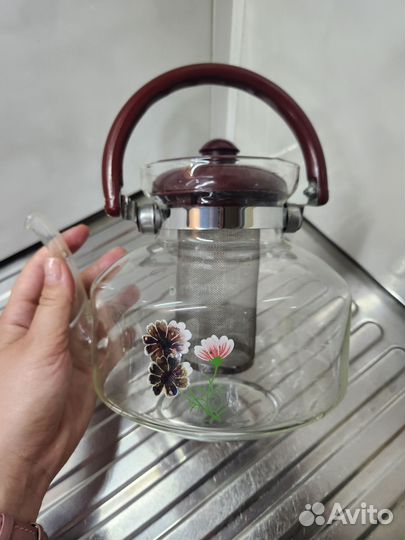 Чайник заварочный стеклянный