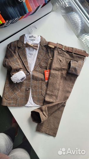 Костюм тройка нарядный комплект для мальчика