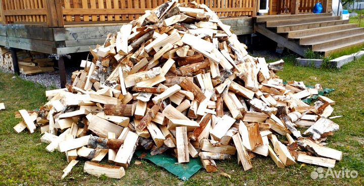 Дрова любые сухие в укладку качественные