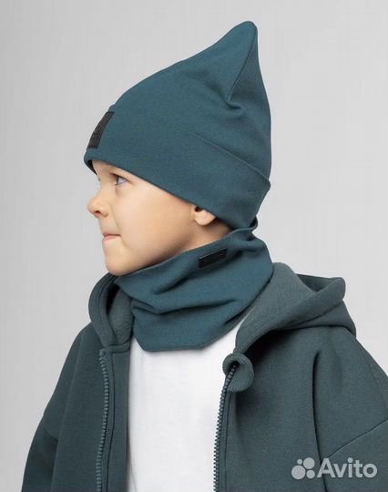 Комплект шапка и снуж двуслойные Bodo