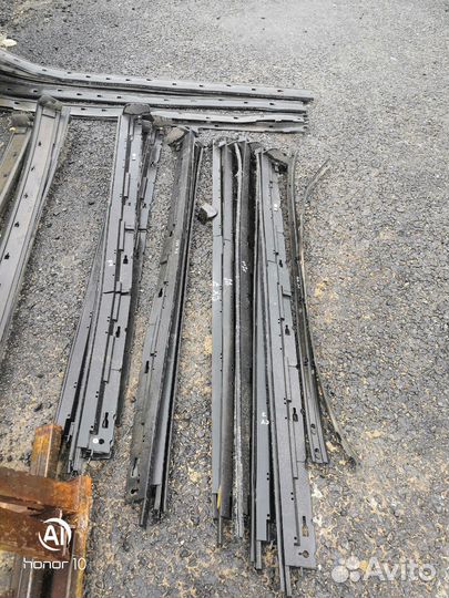 Накладки порога мазда