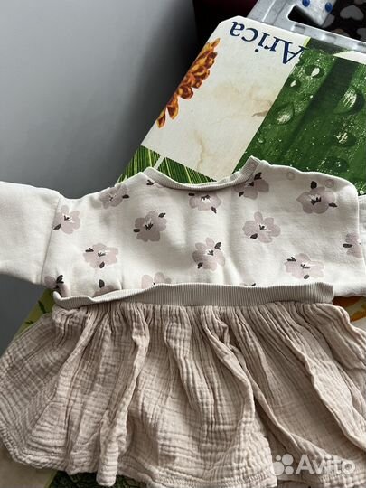 Платье для девочки 74 80