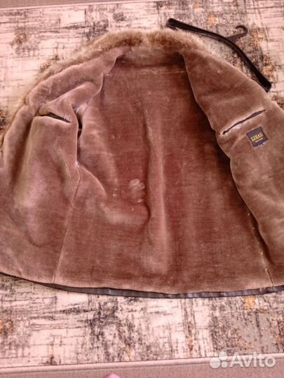 Дубленка натуральная мужская 58 размер Италия