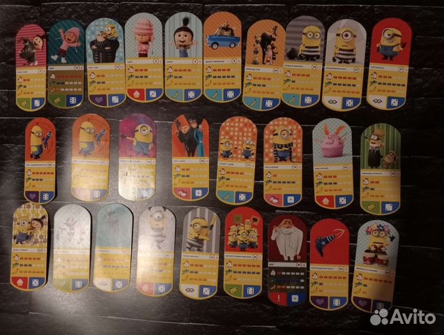 Карточки Миньоны из Магнита