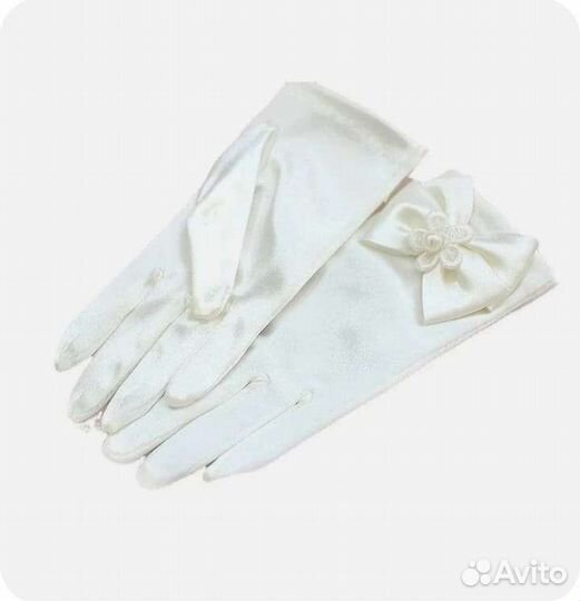 Перчатки атласные