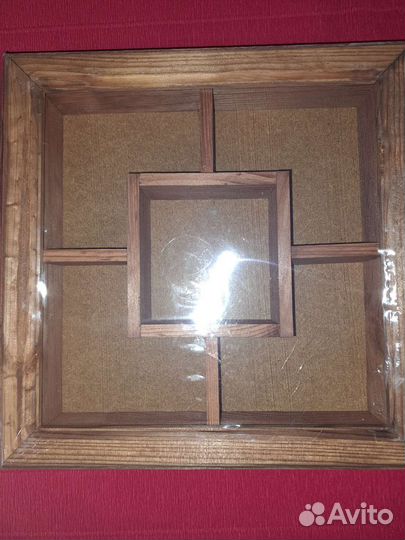 Деревянная менажница бокс для орехов и сухофрукто