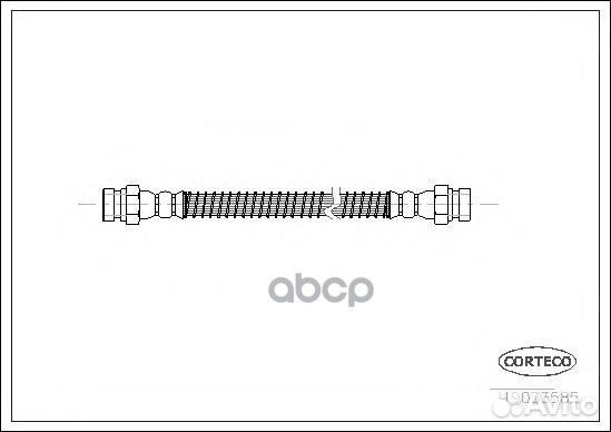 Шланг тормозной hyundai: getz 1.1/1.3/1.3 i/1.4