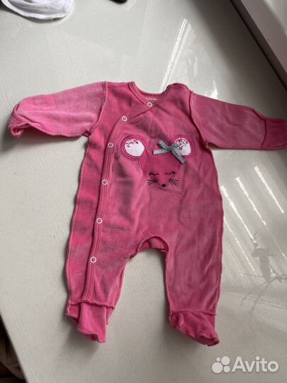 Огромный пакет одежды на девочку