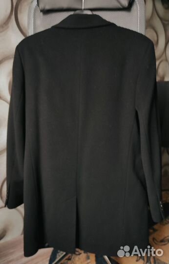 Пальто мужское черное