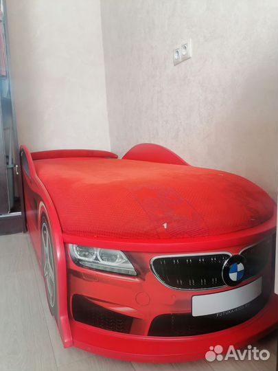 Детская кроватка машина BMW бу