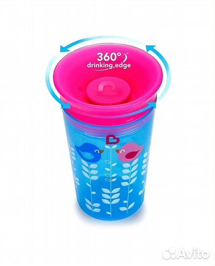 Поильник непроливайка miracle 360, 266мл