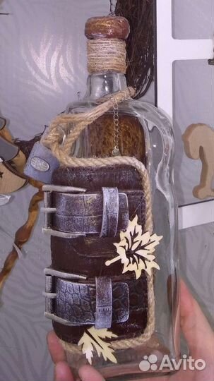 Бутылки декоративные. Ручная работа