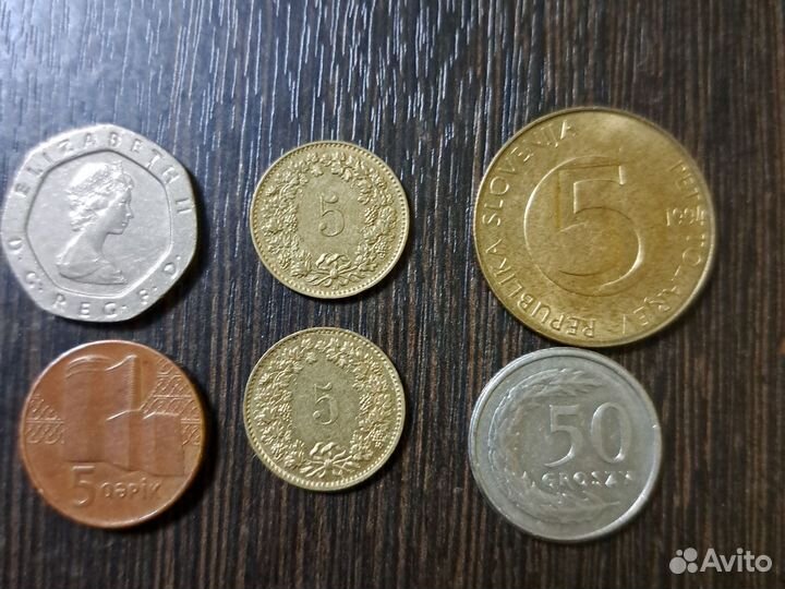 Монеты европа