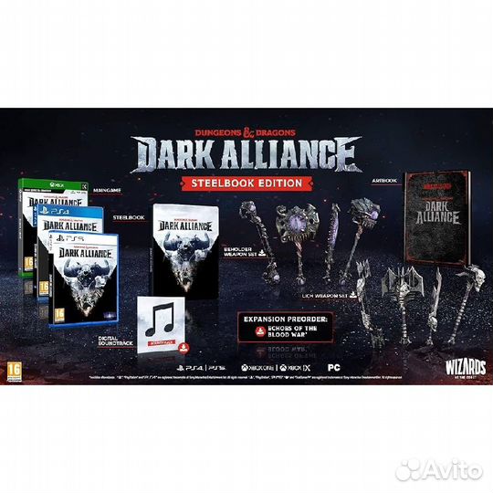 Dungeons & Dragons: Dark Alliance. Steelbook Edition PS4, русские субтитры