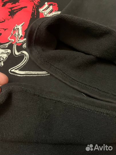 Вамп дизайнерская худи с длинными рукавами