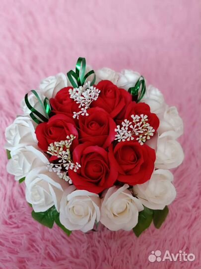 Букет цветов из мыла