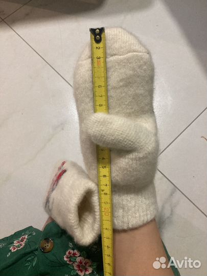 Варежки шерстяные 100%