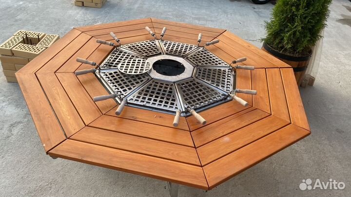 Мангал из нержавейки разборный