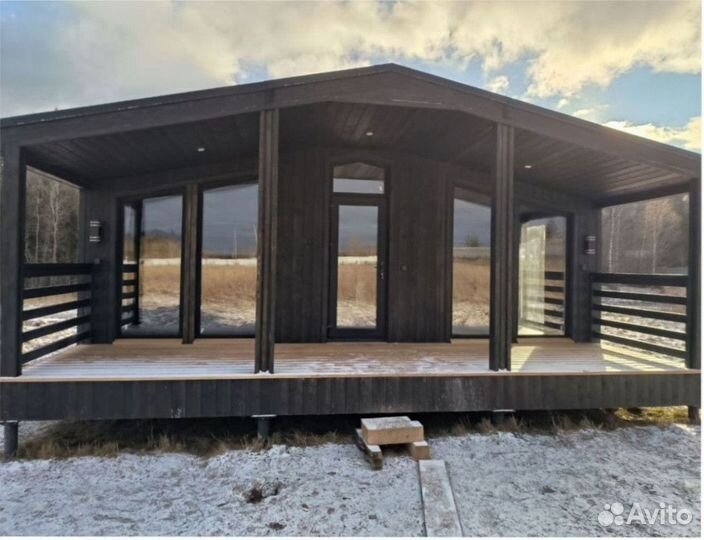 Каркасный всесезонный дом с доставкой 60 м кв, арт. бм-3279