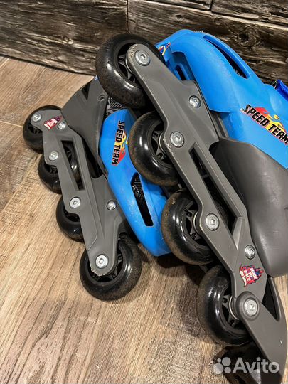 Ролики и коньки раздвижные 31-34р с защитой