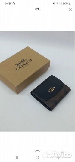 Кошелёк coach новый