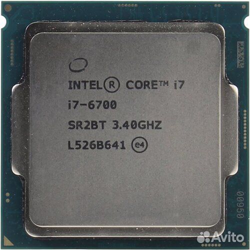 Intel core i7 6700 (8 x 4GHZ) на 1151 сокет, 8 x 4