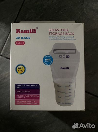 Пакеты для хранения грудного молока