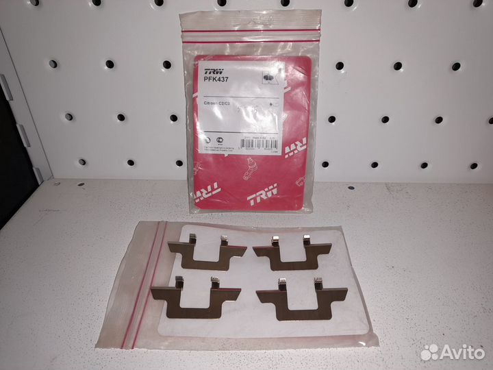 Citroen C2/C3 Монтажный Комплект передних колодок