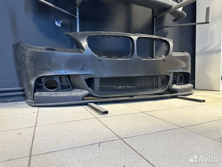 Bmw f10 передний бампер M pac м пак