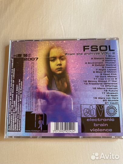 Future Sound of London - From archives Vol. 2 CD