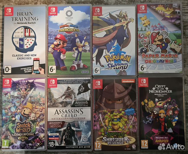 Игры на Nintendo Switch (Новые/ бу)