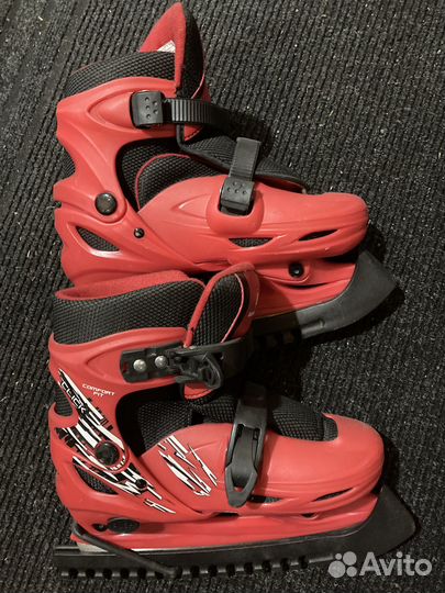Коньки детские раздвижные 34 37