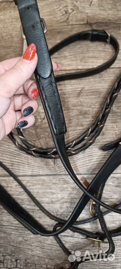 Уздечка (оголовье) без трензеля+ повод