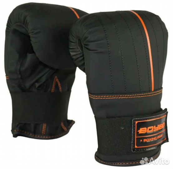 Снарядные перчатки BoyBo B-Series черно-оранжевые